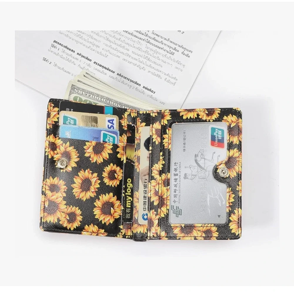 Women Wallets Small Bifold Leather Pocket Wallet Ladies